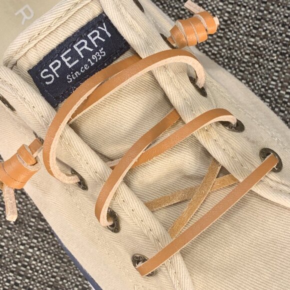 Sperry Pier View Sand Sneaker - Women's Size 8 - shoes canvas tan beige STS81816 - Picture 11 of 13
